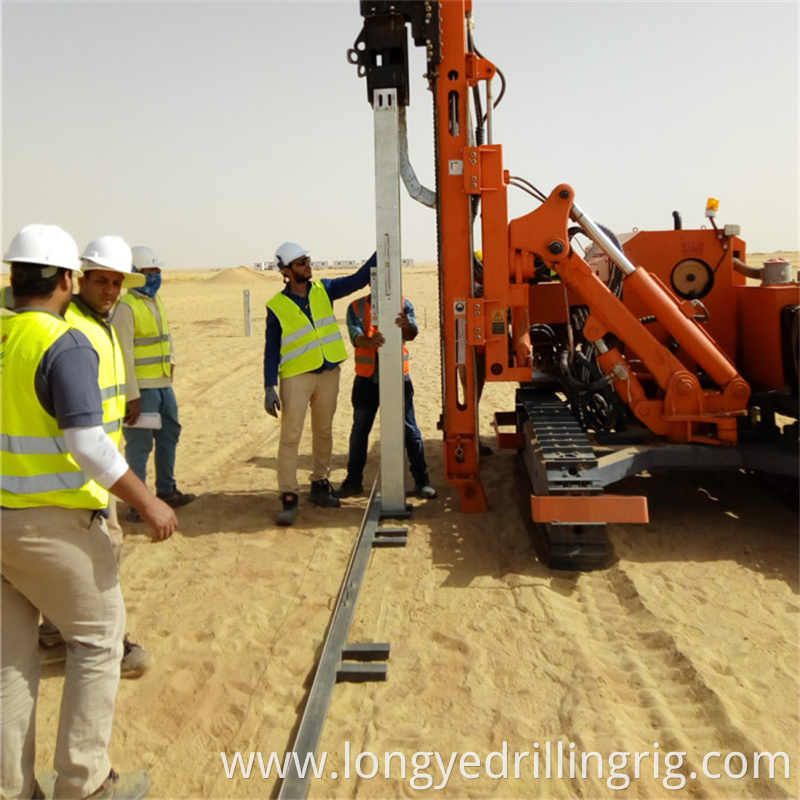 Hydraulic Drill Rig Vertical Piling Machine